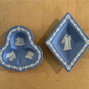 Vintage Wedgewood Trays circa 1950s (Diamond and Clover Shape)